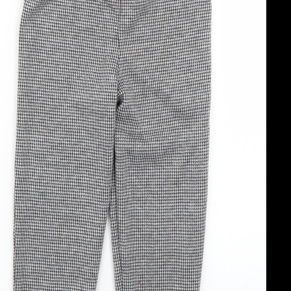Primark Girls Multicoloured Check  Chino Trousers Size 3-4 Years
