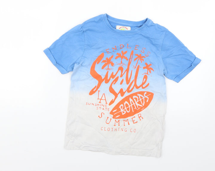 TU Boys Multicoloured Geometric Basic T-Shirt Size 6 Years