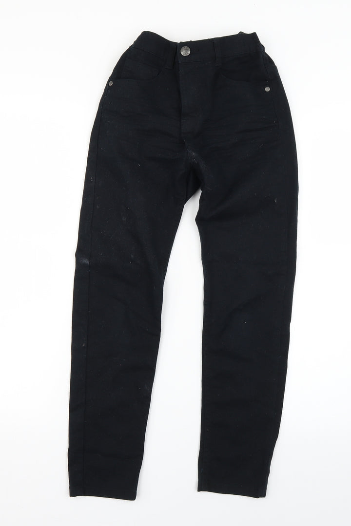 F&F Girls Black Skinny Jeans Size 10-11 Years