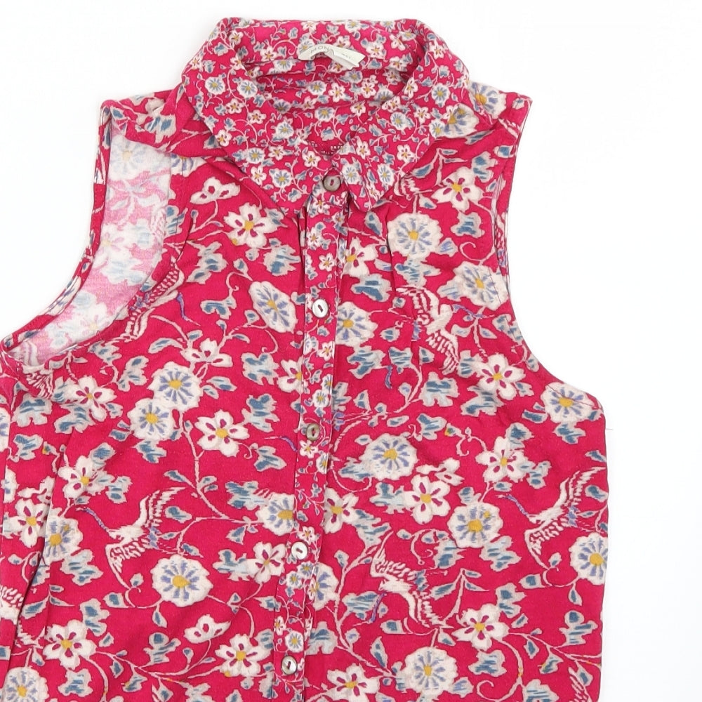 Monsoon Womens Multicoloured Floral  Basic Blouse Size 8