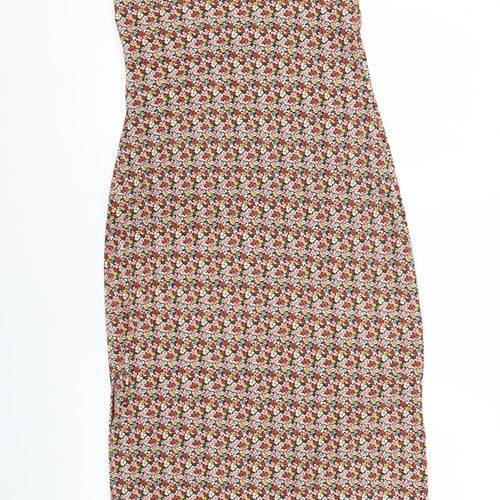 Miss Selfridge Womens Multicoloured Floral  Bodycon