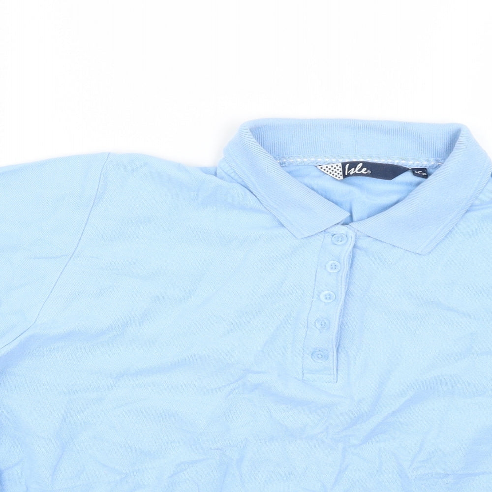 Preworn Boys Blue   Basic Polo Size 14-15 Years