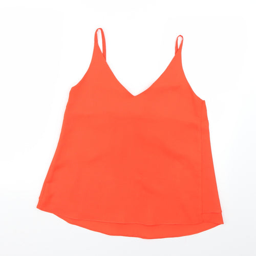 George Womens Orange   Basic Blouse Size 8