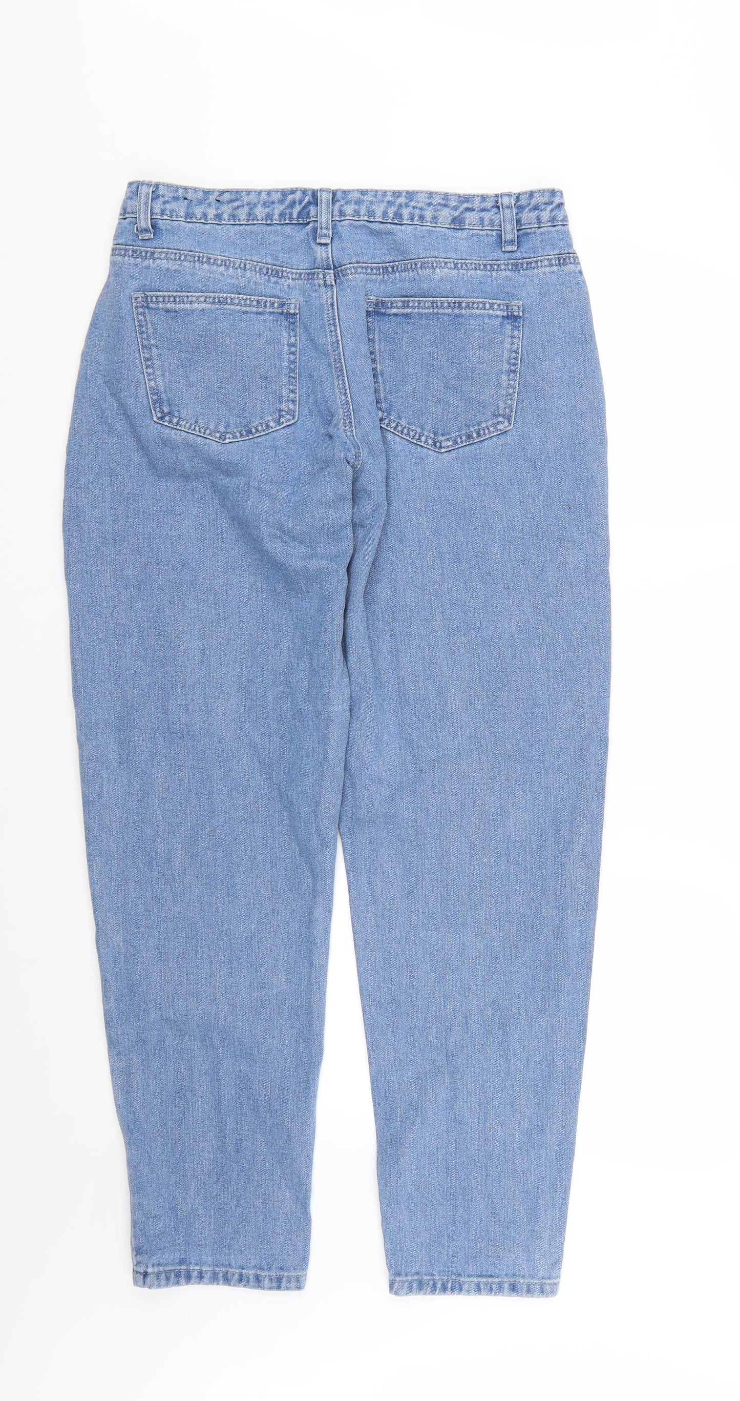 riot Womens Blue   Straight Jeans Size 14 L29 in