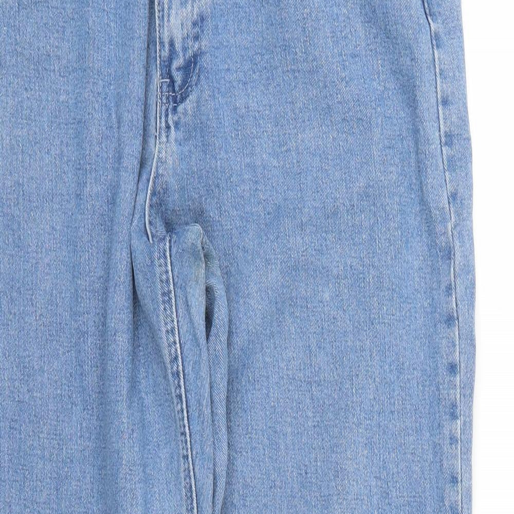 riot Womens Blue   Straight Jeans Size 14 L29 in