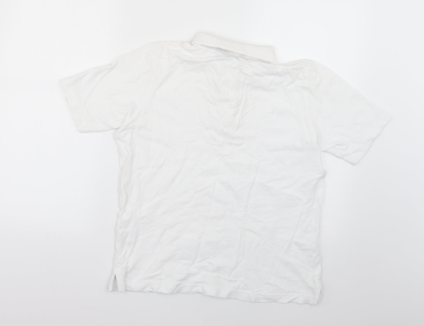 isle Girls White   Basic Polo Size 15-16 Years