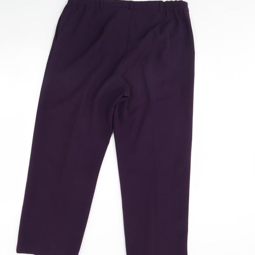 Julipa Womens Purple   Trousers  Size 16 L28 in