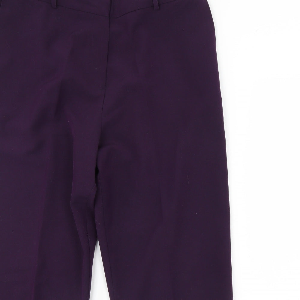 Julipa Womens Purple   Trousers  Size 16 L28 in