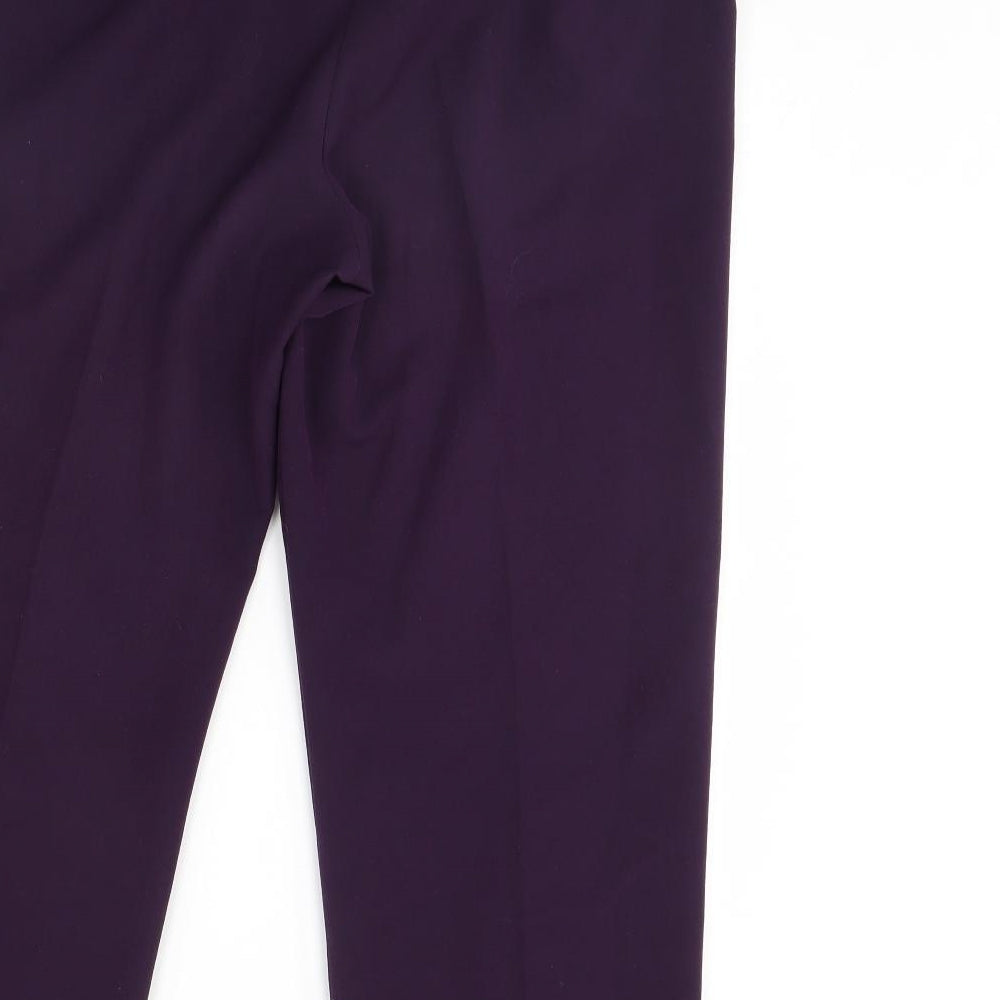 Julipa Womens Purple   Trousers  Size 16 L28 in
