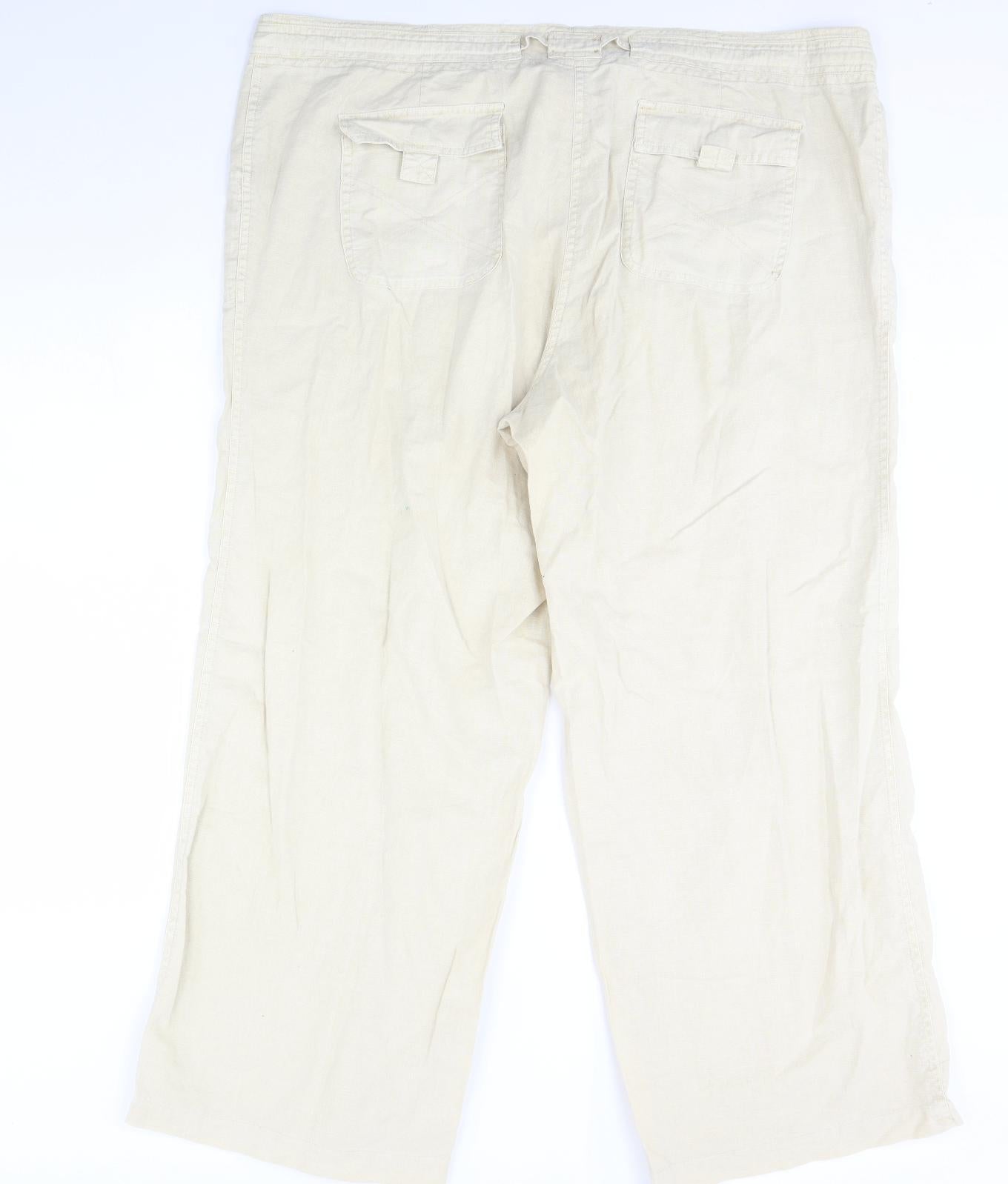 New Look Womens Beige   Trousers  Size 22 L30 in