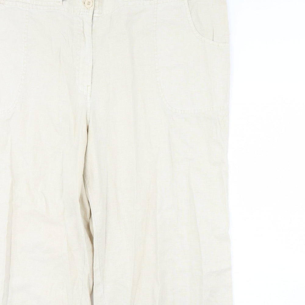 New Look Womens Beige   Trousers  Size 22 L30 in