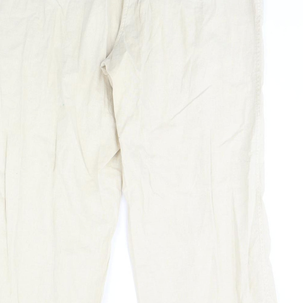 New Look Womens Beige   Trousers  Size 22 L30 in