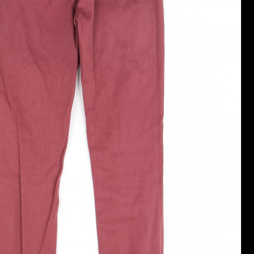 DP Denim Womens Red  Denim Skinny Jeans Size 12 L30 in