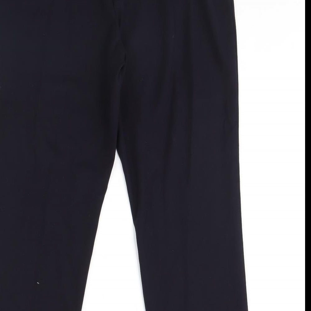 M&S Womens Blue   Trousers  Size 16 L30 in