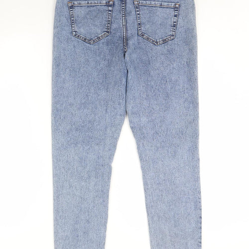 New Look Womens Blue  Denim Straight Jeans Size 14 L30 in