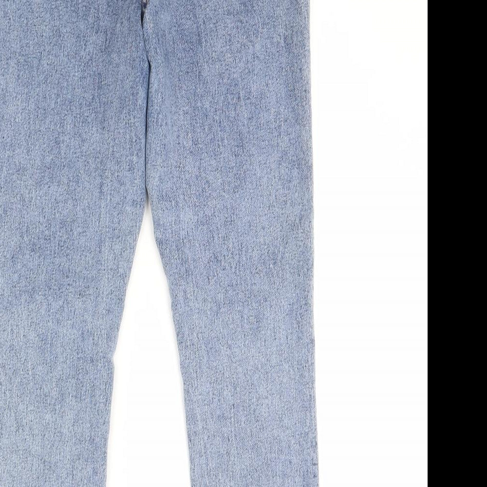 New Look Womens Blue  Denim Straight Jeans Size 14 L30 in