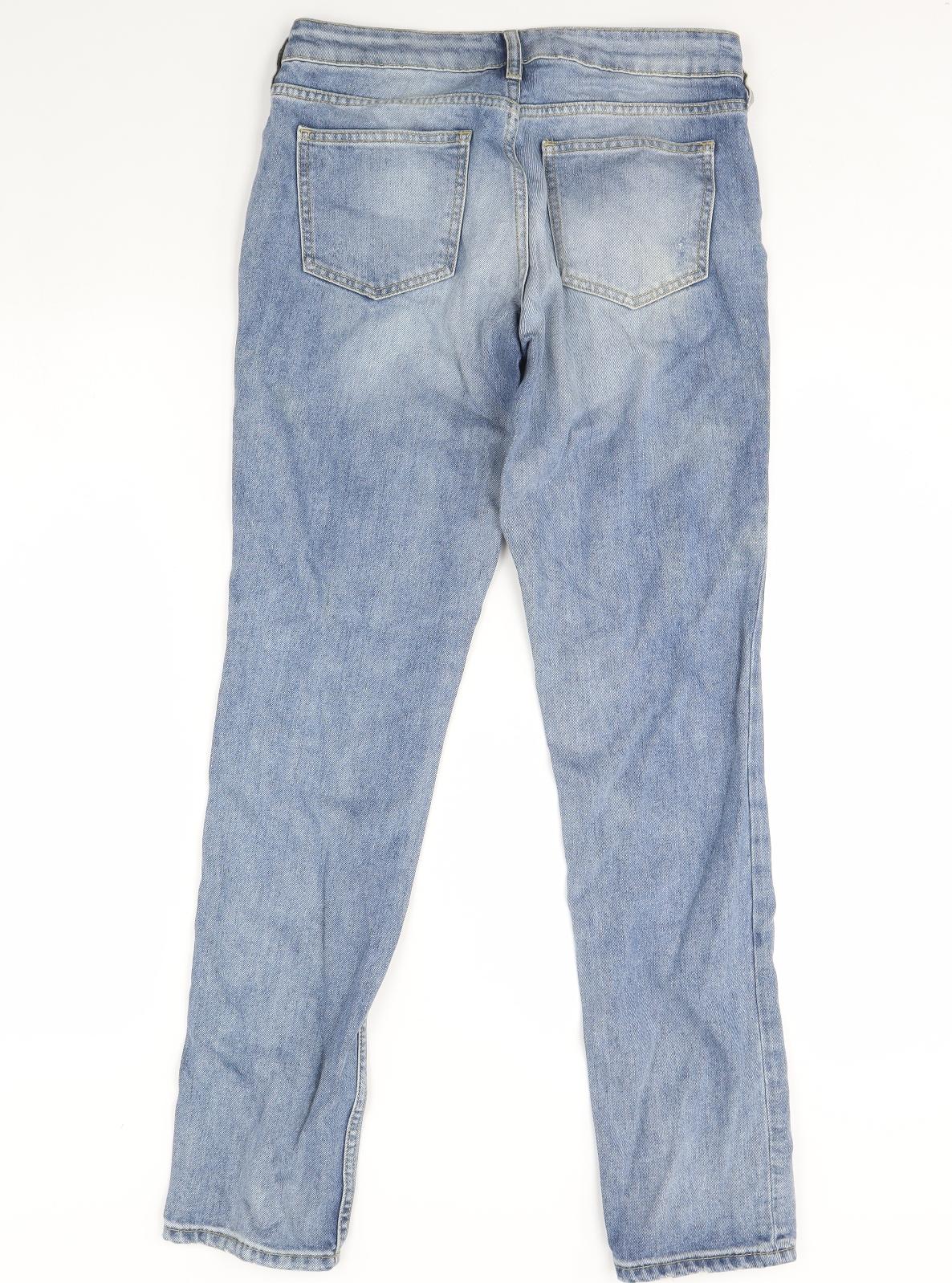 FC Jeans Womens Blue  Denim Straight Jeans Size 10 L30 in