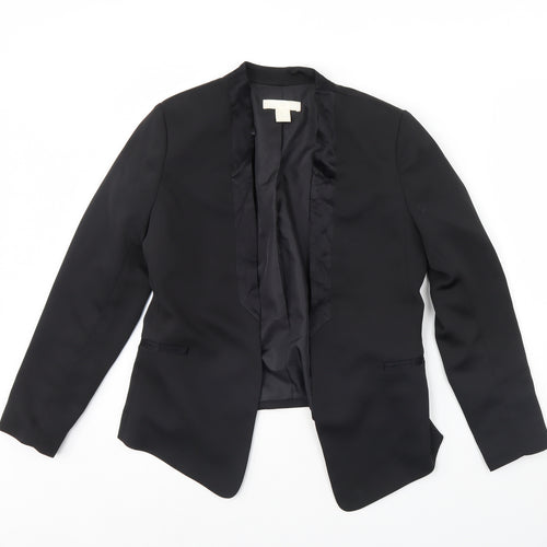 H&M Womens Black   Jacket  Size 10  - Shoulder Pads