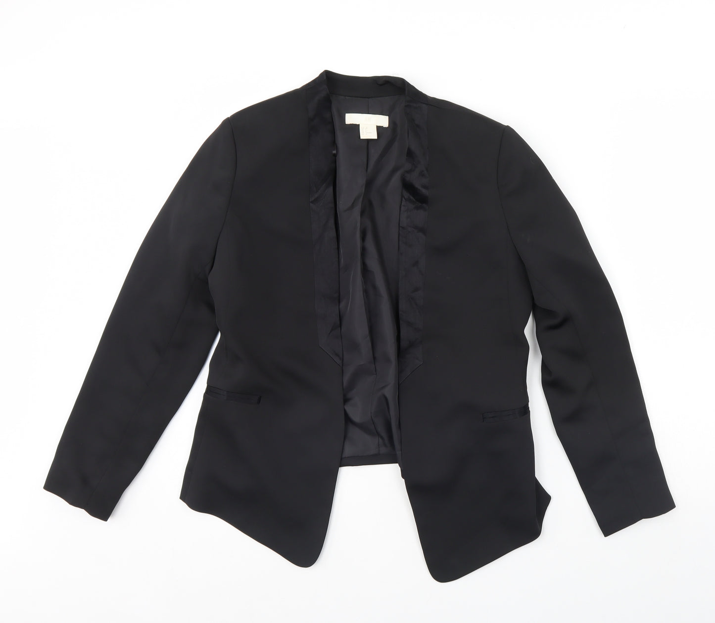 H&M Womens Black   Jacket  Size 10  - Shoulder Pads