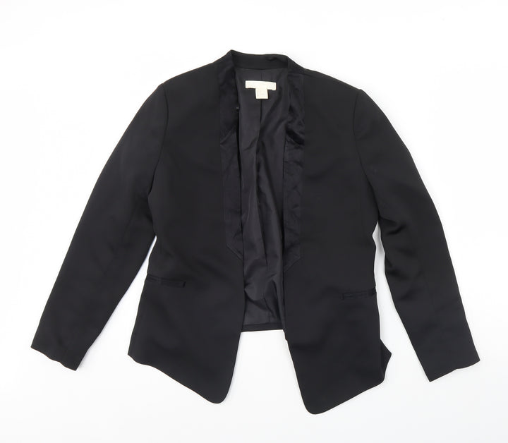 H&M Womens Black   Jacket  Size 10  - Shoulder Pads