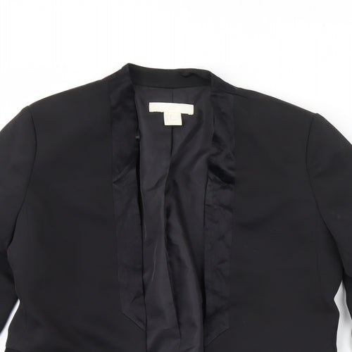 H&M Womens Black   Jacket  Size 10  - Shoulder Pads