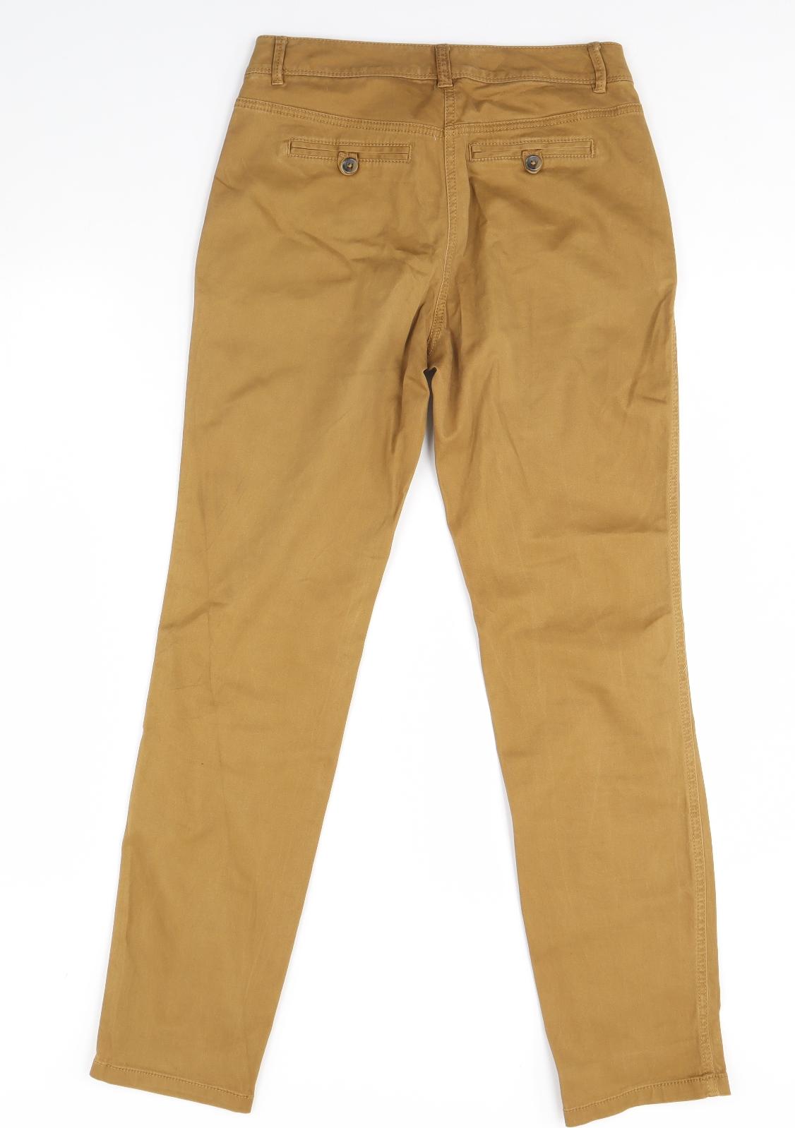 NEXT Womens Brown   Trousers  Size 8 L30 in