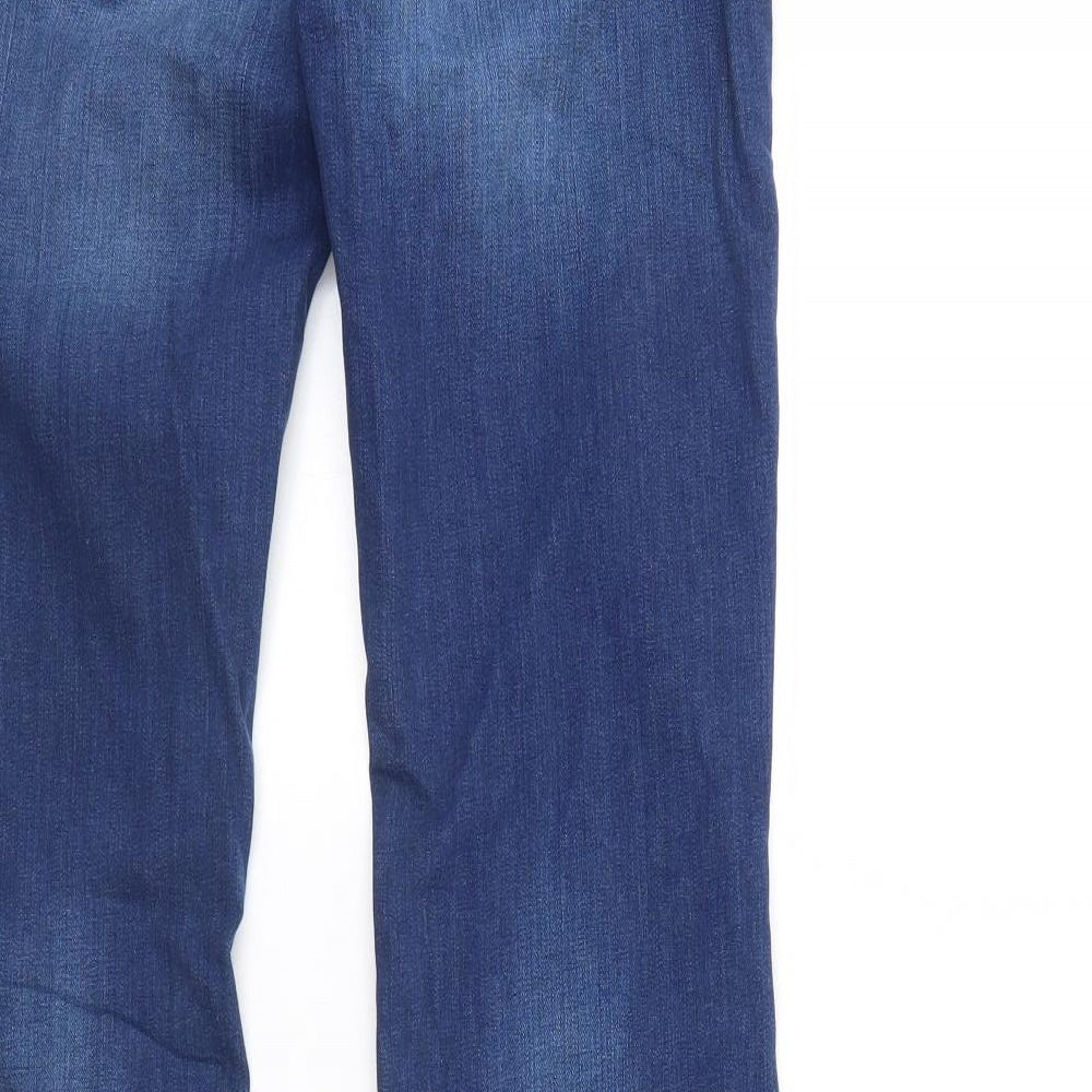 Zara Womens Blue  Denim Bootcut Jeans Size 12 L37 in