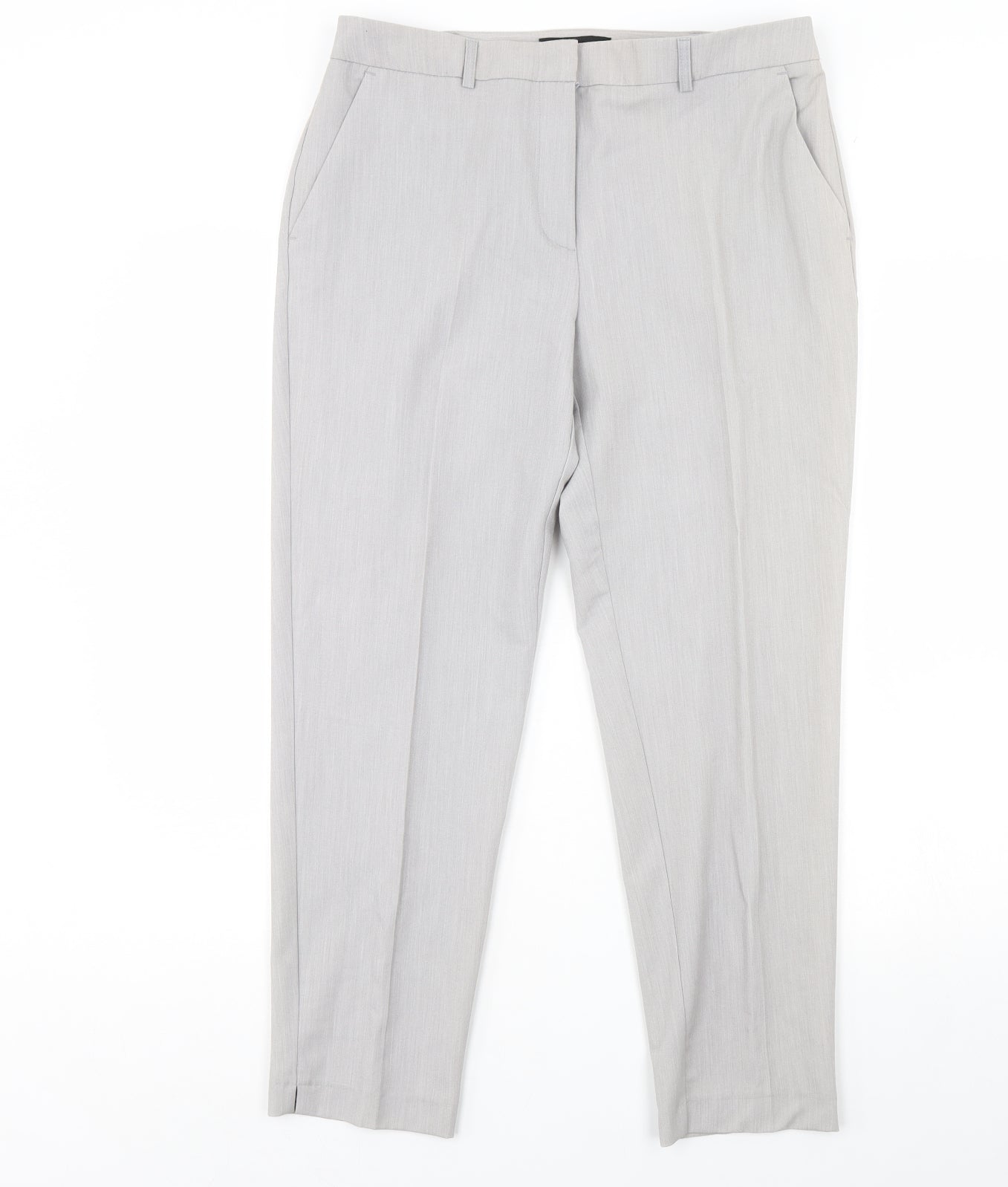 Dorothy Perkins Womens Grey   Trousers  Size 10 L30 in