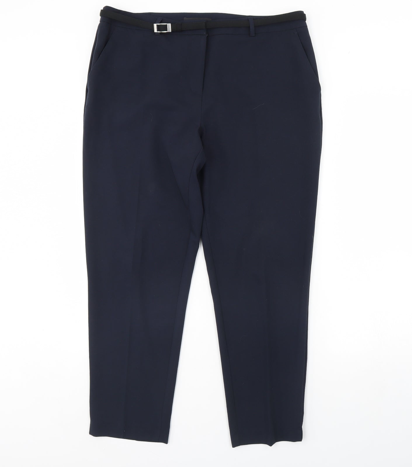 Dorothy Perkins Womens Blue   Trousers  Size 14 L30 in
