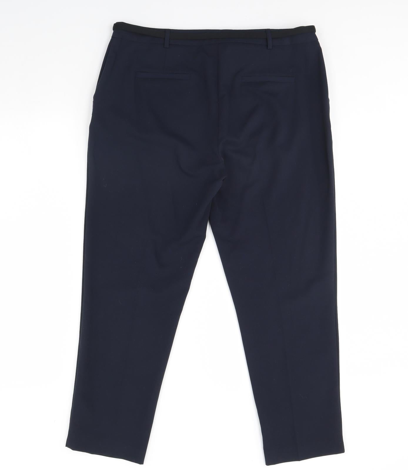Dorothy Perkins Womens Blue   Trousers  Size 14 L30 in
