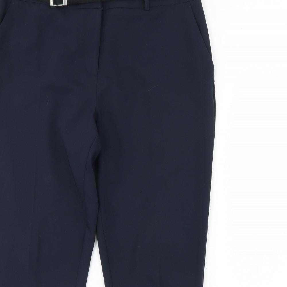 Dorothy Perkins Womens Blue   Trousers  Size 14 L30 in