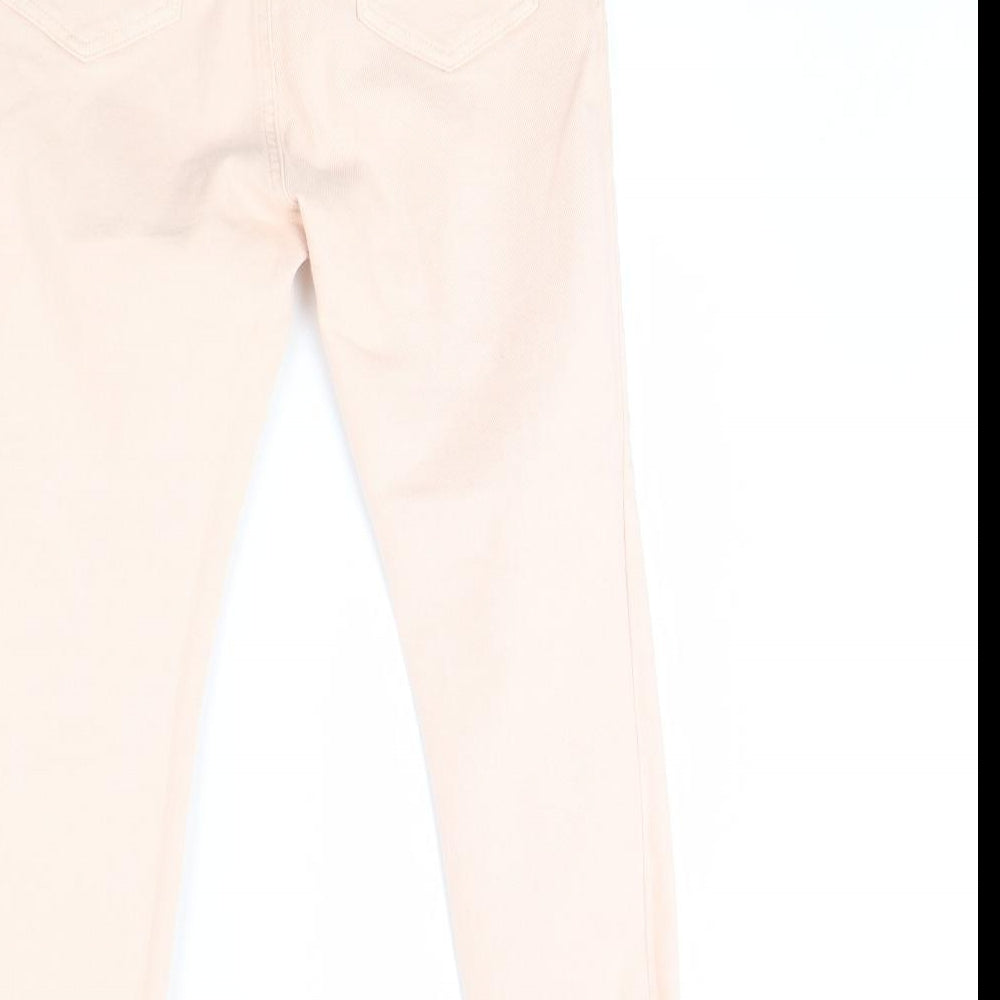 New Look Womens Pink  Denim Skinny Jeans Size 10 L29 in