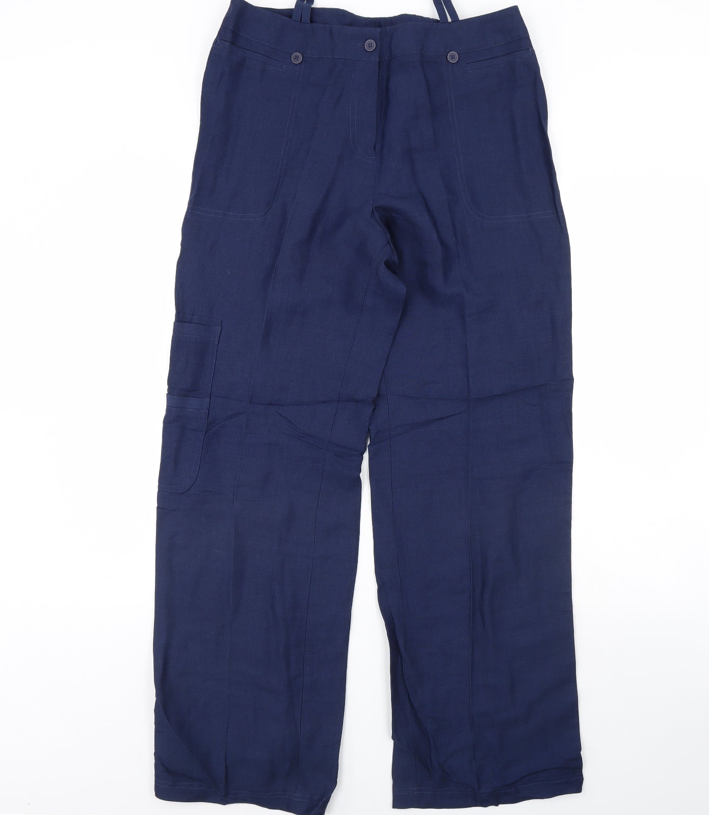 Preworn Womens Blue   Trousers  Size 12 L32 in