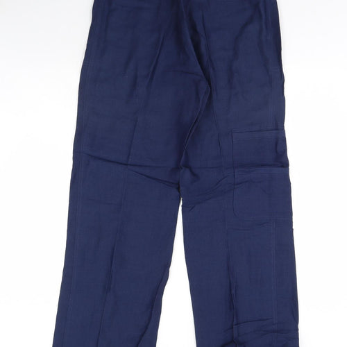 Preworn Womens Blue   Trousers  Size 12 L32 in