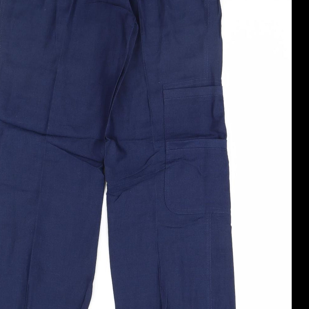 Preworn Womens Blue   Trousers  Size 12 L32 in