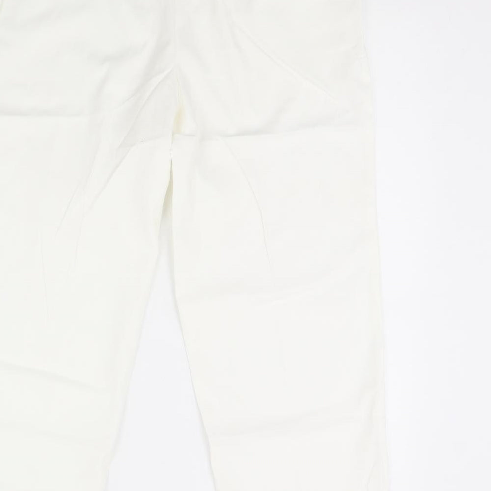 Preworn Womens Ivory   Trousers  Size 16 L29 in