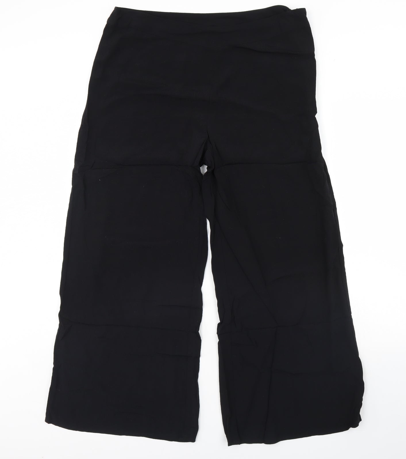 M&S Womens Black   Trousers  Size 16 L30 in