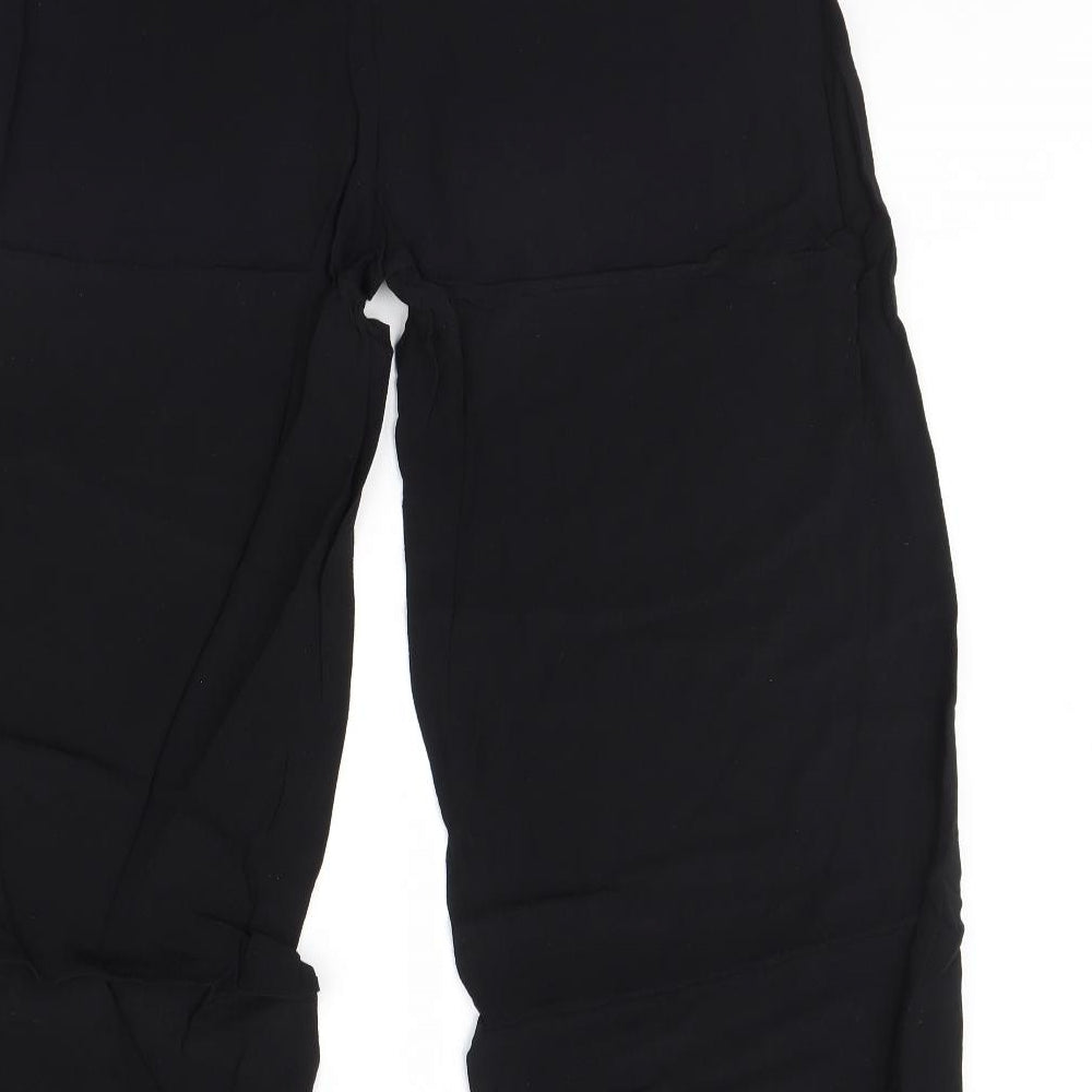 M&S Womens Black   Trousers  Size 16 L30 in