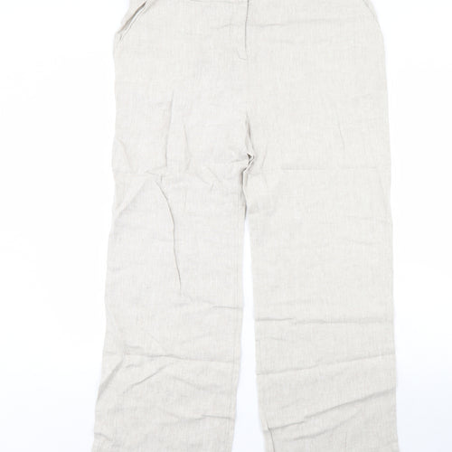 Principles Womens Beige   Trousers  Size 14 L30 in