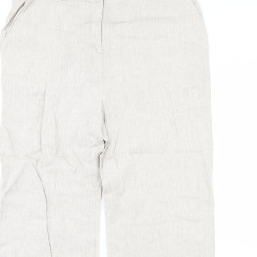 Principles Womens Beige   Trousers  Size 14 L30 in