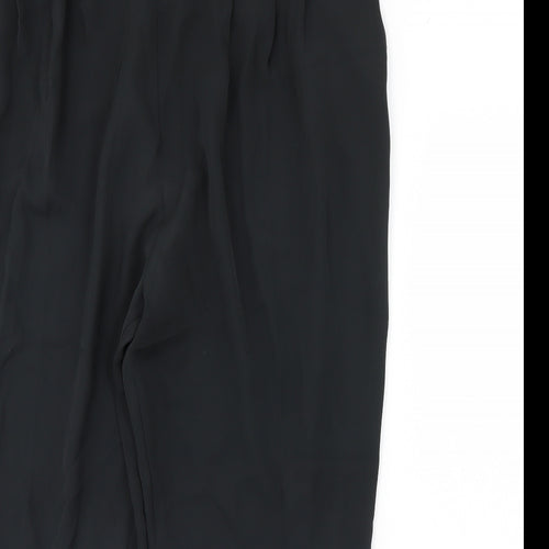 Preworn Womens Black   Trousers  Size 28 L31 in