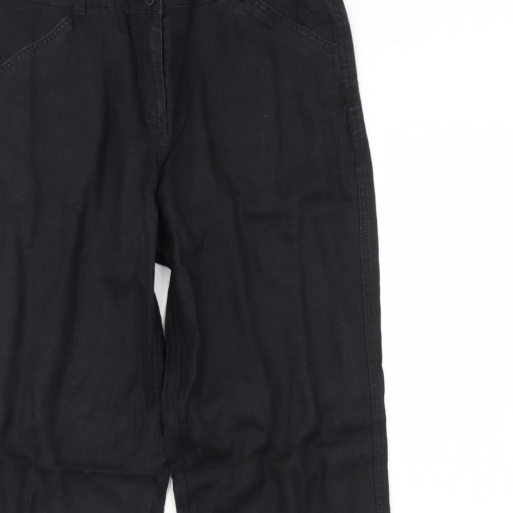 George Womens Black   Trousers  Size 14 L30 in