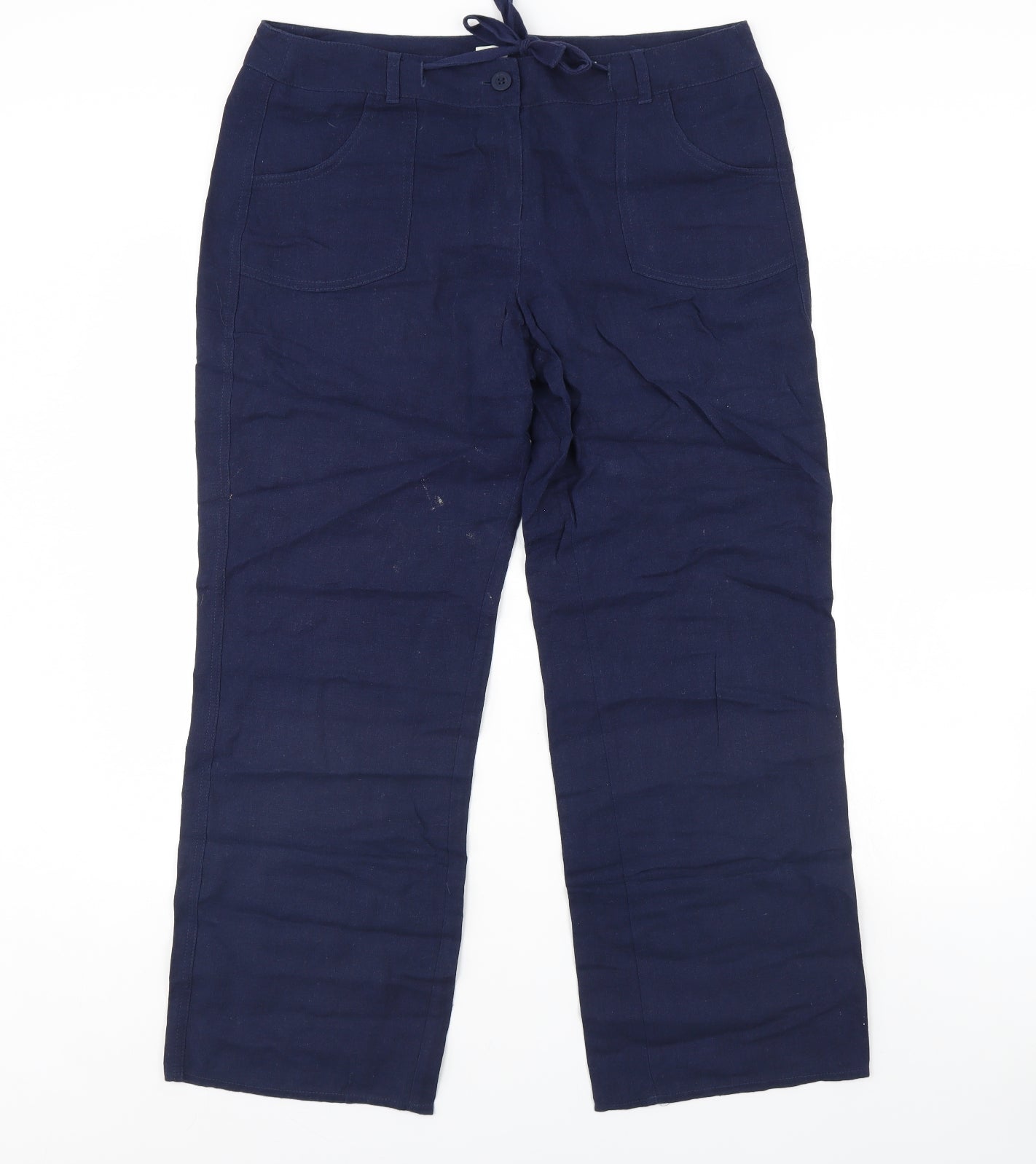 F&F Womens Blue   Trousers  Size 14 L29 in
