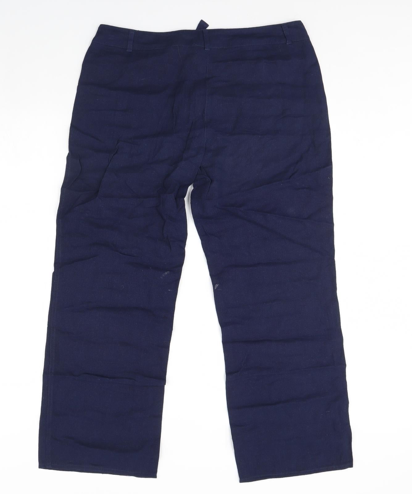 F&F Womens Blue   Trousers  Size 14 L29 in
