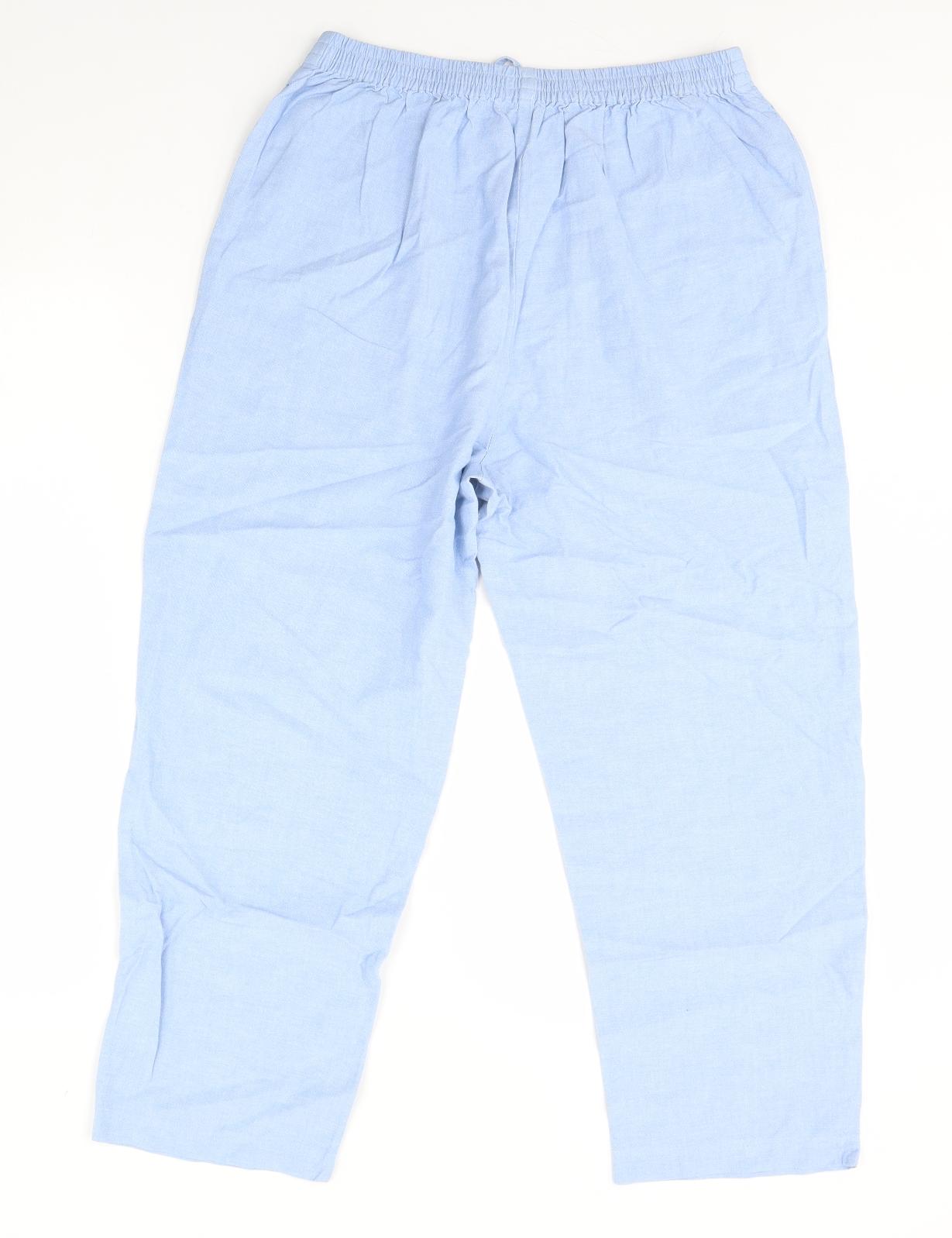 Preworn Womens Blue   Trousers  Size 16 L27 in