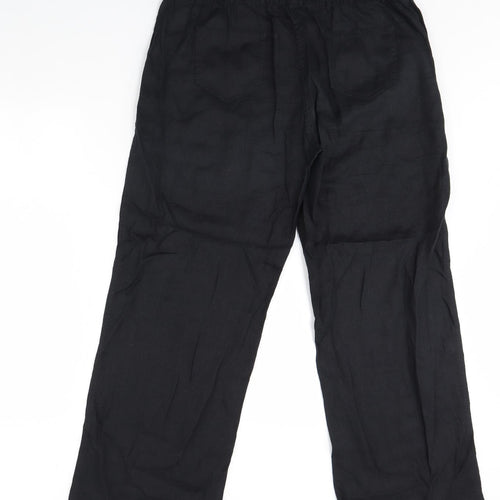 m&s Womens Black   Trousers  Size 16 L30 in