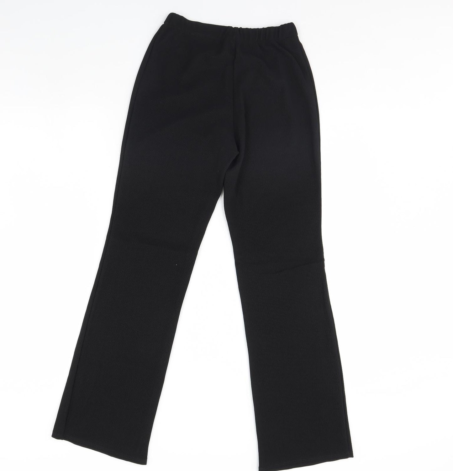 Preworn Womens Black   Trousers  Size 10 L28 in