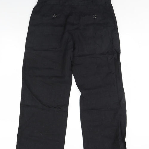 George Womens Black   Trousers  Size 16 L30 in