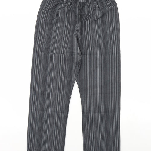 Preworn Womens Blue Striped  Trousers  Size 16 L30 in
