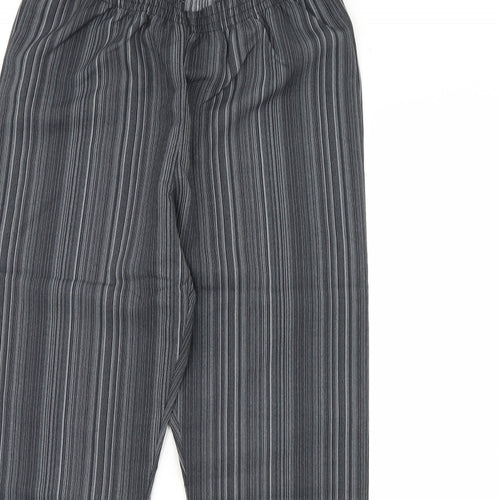Preworn Womens Blue Striped  Trousers  Size 16 L30 in
